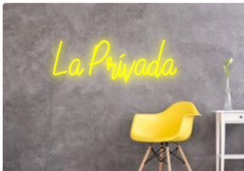 Custom text: La Privada
