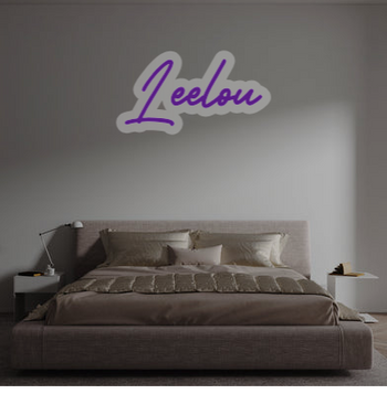 Custom text: Leelou