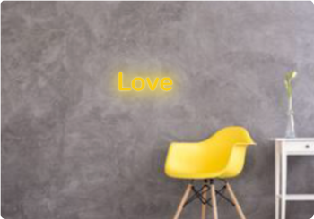 Custom text: Love