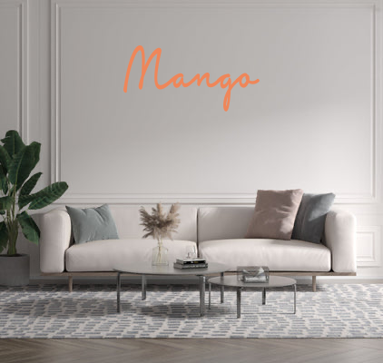 Custom text: Mango