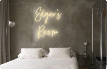 Custom text: Edgar