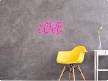 Custom text: LOVE