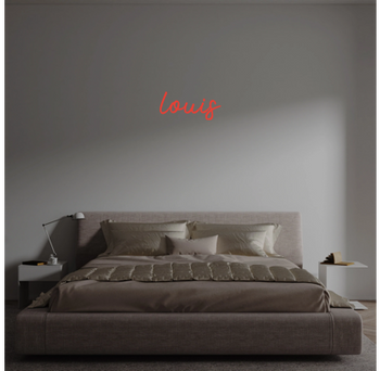 Custom text: louis