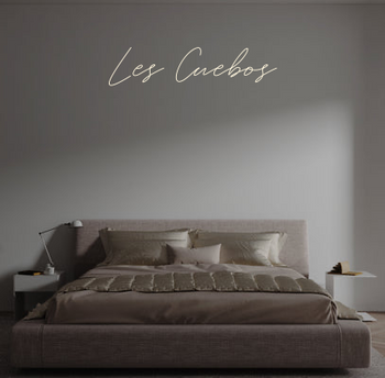 Custom text: Les Cuebos