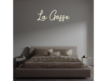 Custom text: La Gosse