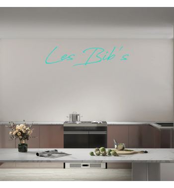 Custom text: Les Bib