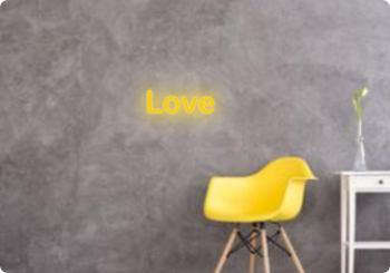 Custom text: Love