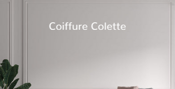 Custom text: Coiffure Colette