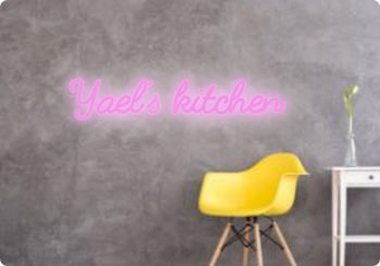 Custom text: Yael’s kitchen