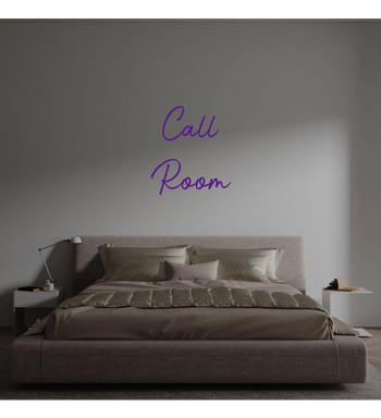 Custom text: Call
Room