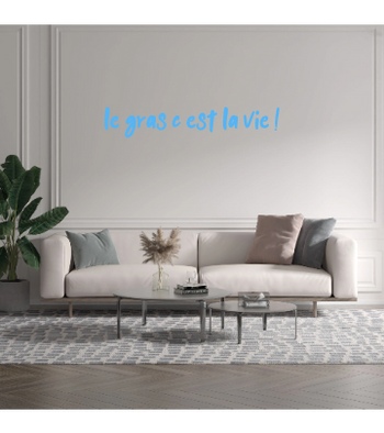 Custom text: Le gras c