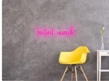 Custom text: Instant crunch