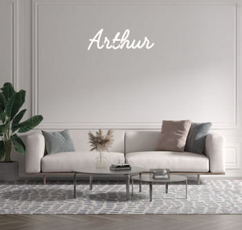 Custom text: Arthur