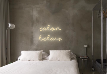 Custom text: salon
belair