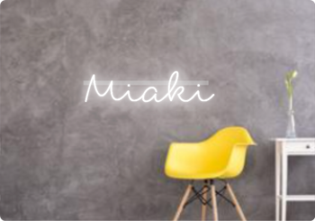 Custom text: Miaki