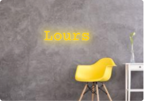 Custom text: Lours