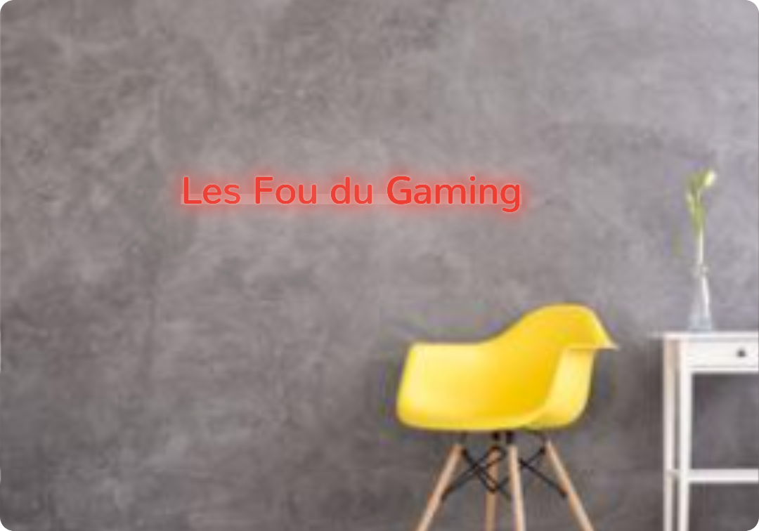 Custom text: Les Fou du Gaming