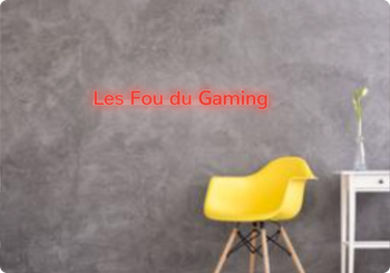Custom text: Les Fou du Gaming