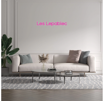 Custom text: Les Lepablec