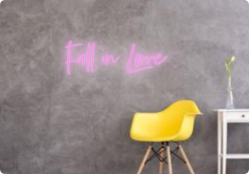 Custom text: Fall in Love