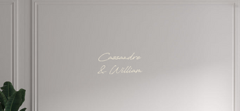 Custom text: Cassandre & William