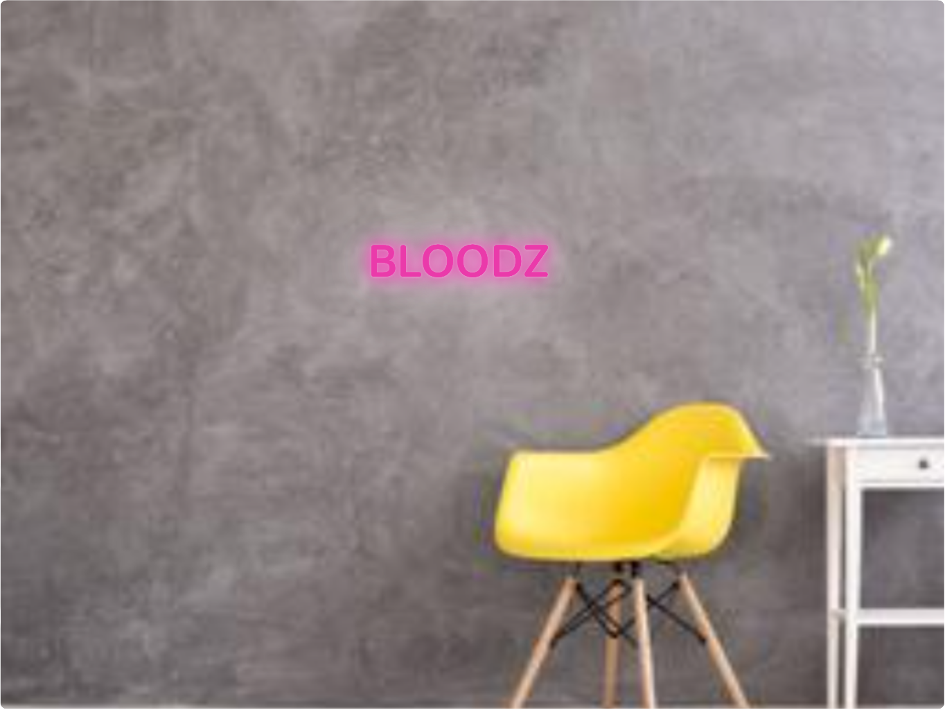 Custom text: BLOODZ