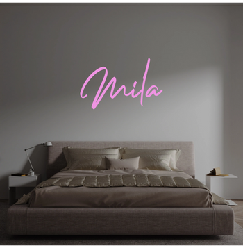 Custom text: Mila
