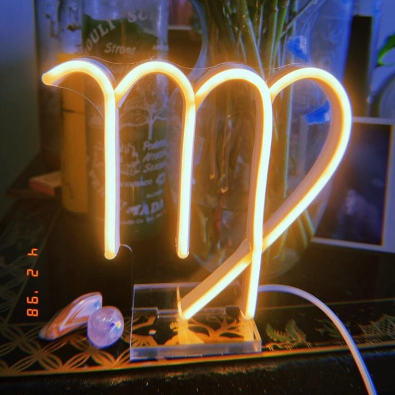 Virgo, LED neon sign