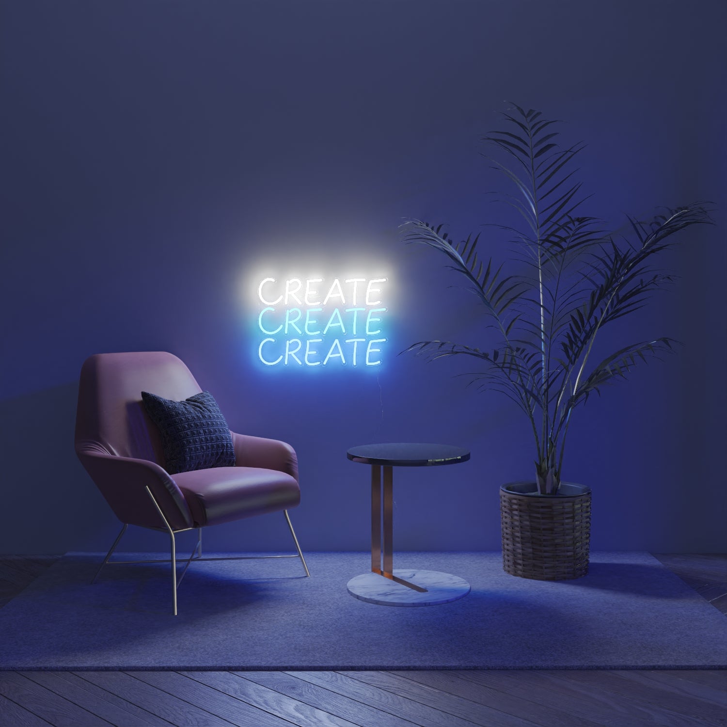 Create - neon LED sign