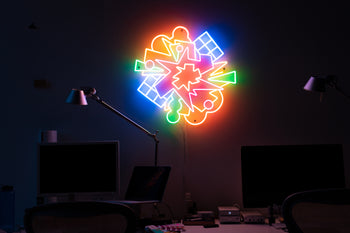 Checkmate by Wade and Leta - Neon LED Sign