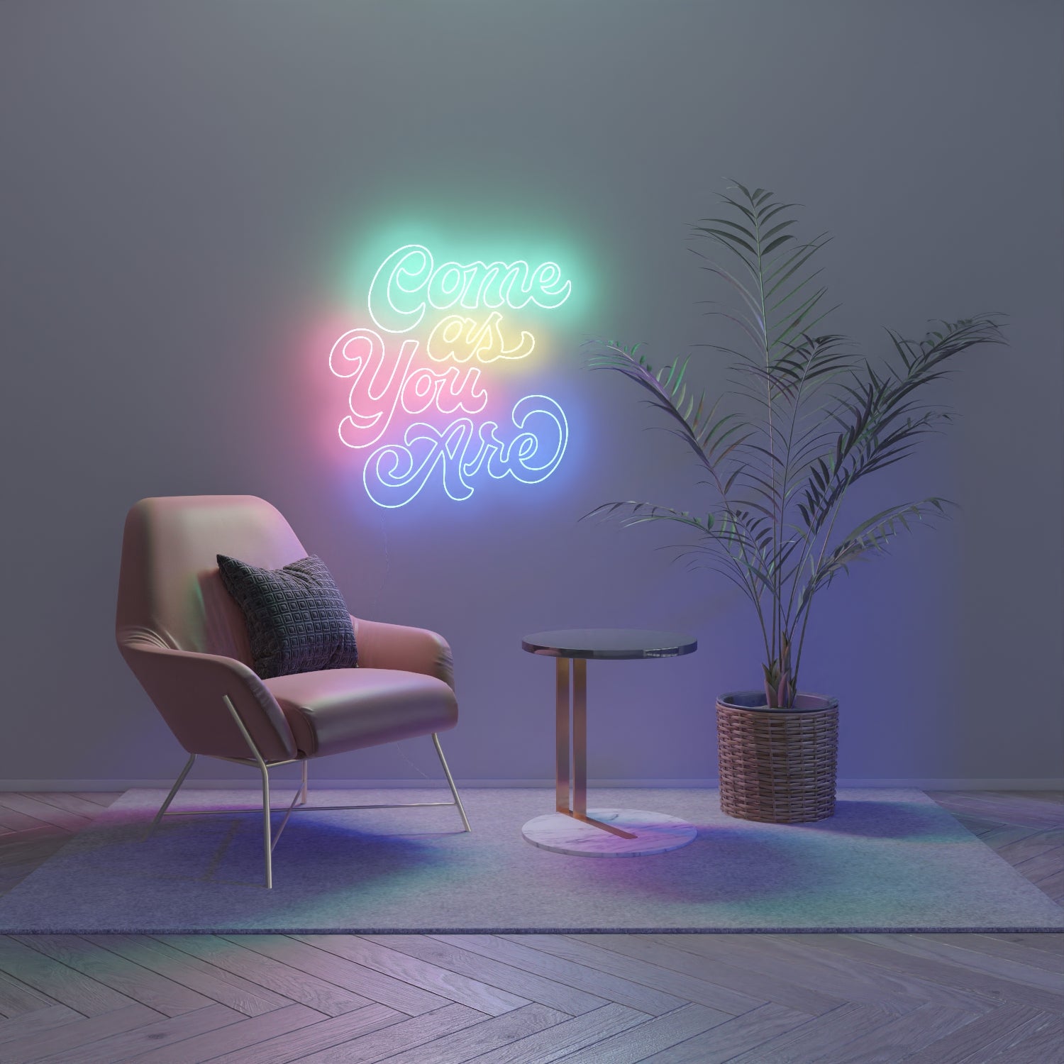 Come as you are by Caren Kreger - neon LED sign