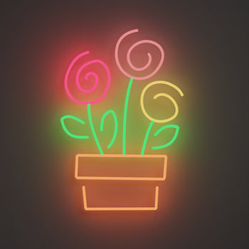 Planted Pop! neon LED sign