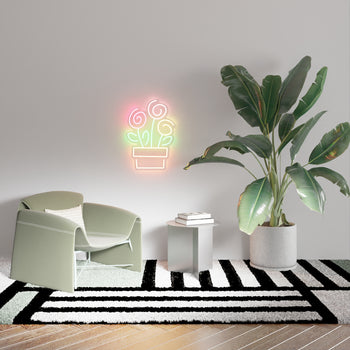 Planted Pop! neon LED sign