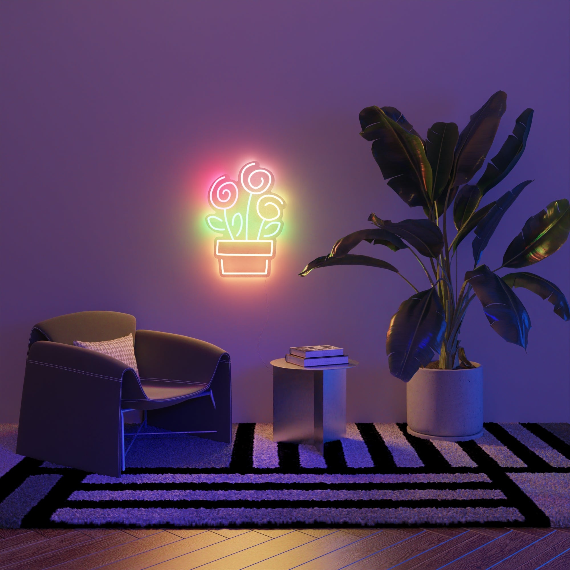 Planted Pop! neon LED sign