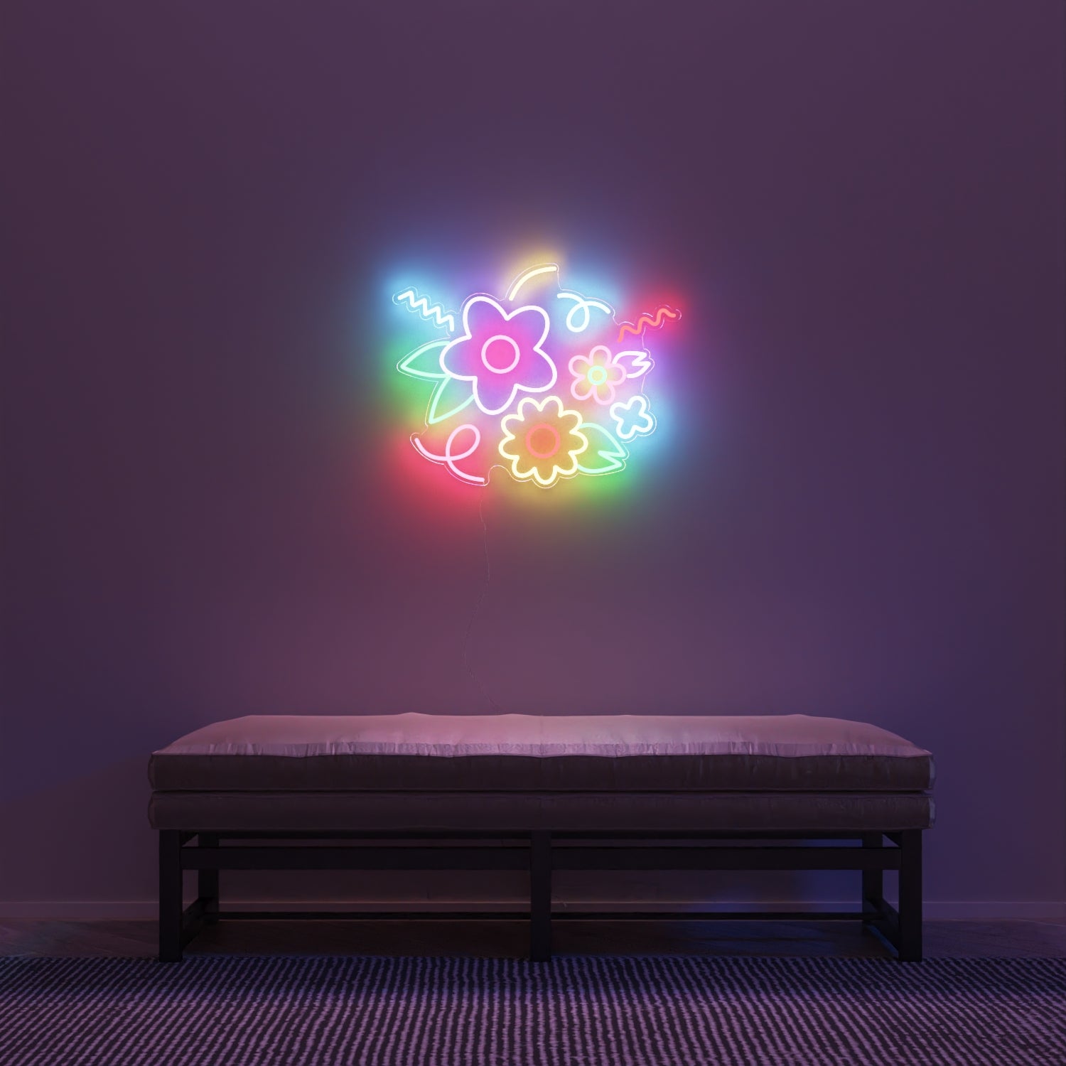 Baby Bouquet by Emily Eldridge - neon LED sign