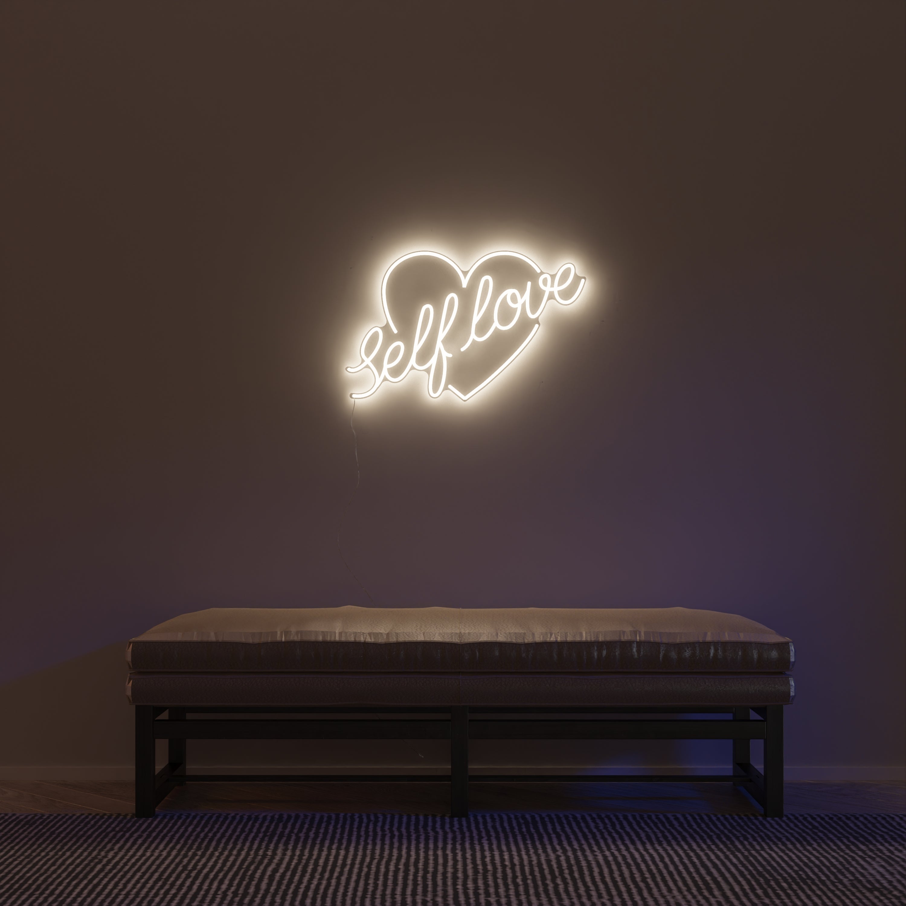 Self-Love by Jean André, neon LED sign