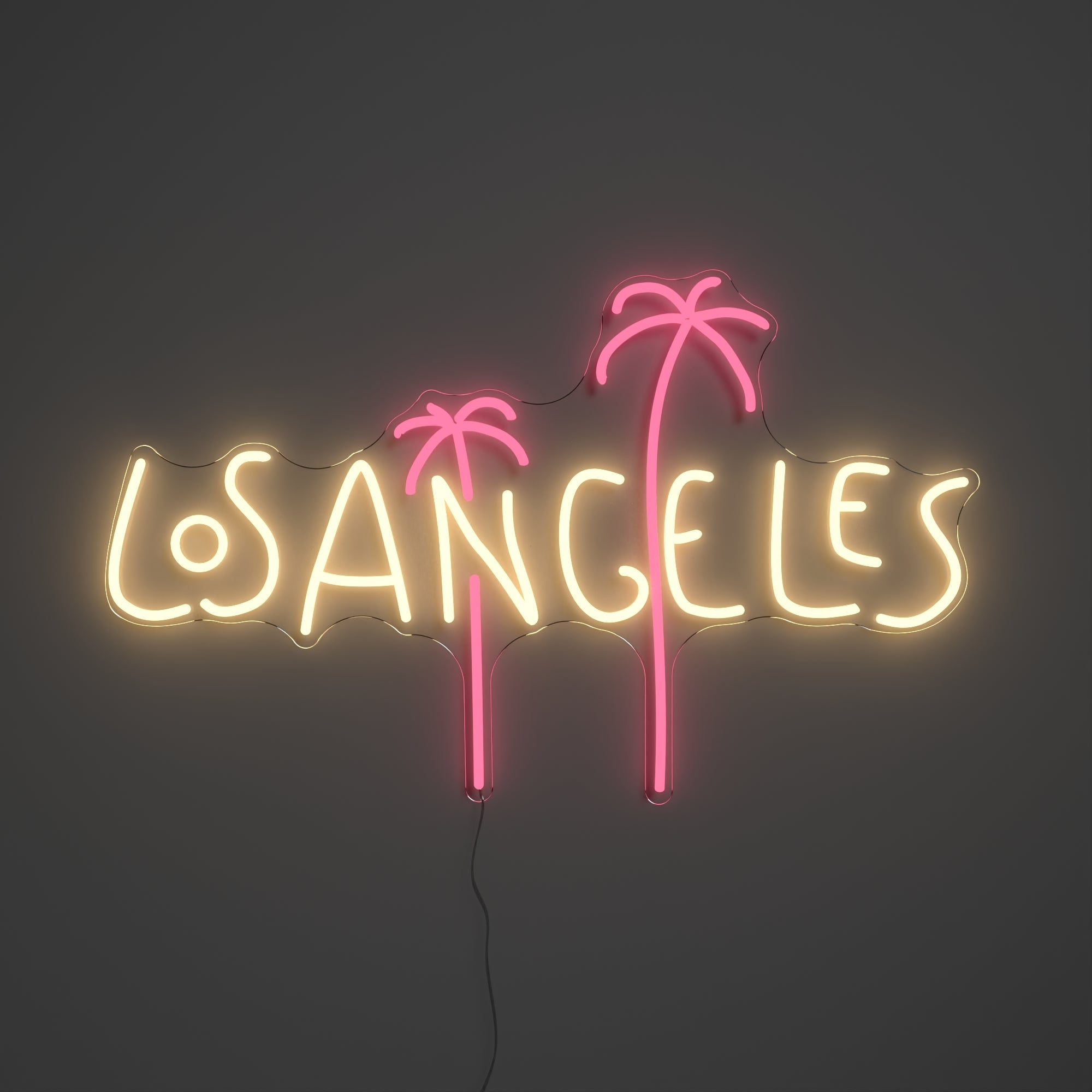 Los Angeles, neon LED sign