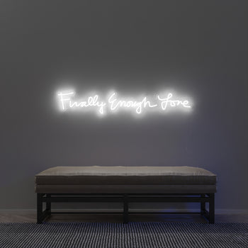 Finally Enough Love by Madonna, Neon LED sign