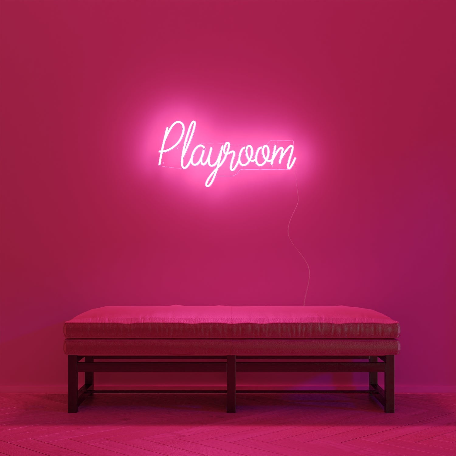 Playroom, neon LED sign