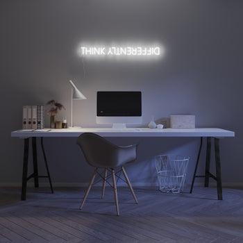 Think Differently by Bobby Berk, neon LED sign