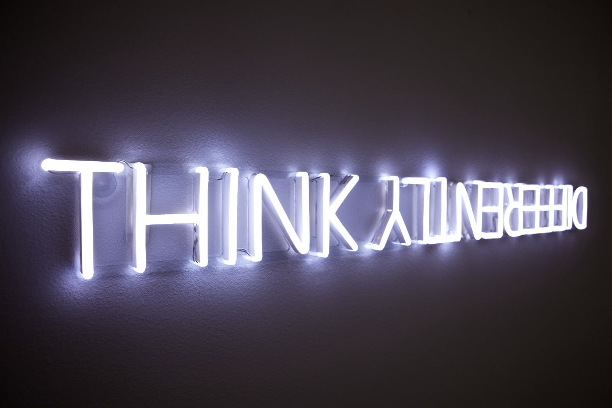 Think Differently by Bobby Berk, neon LED sign