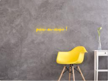 Custom text: merci au revoir !