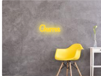 Custom text: Churros