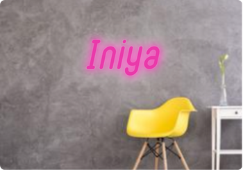 Custom text: Iniya