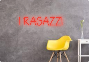 Custom text: I RAGAZZI