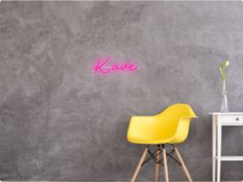 Custom text: Kave