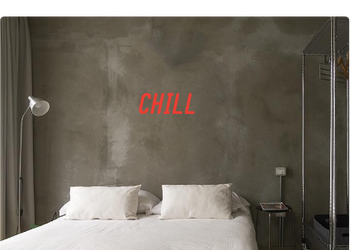 Custom text: CHILL