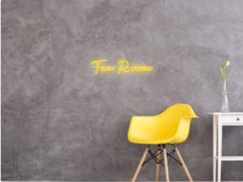 Custom text: Tea Room