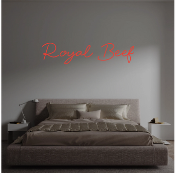 Custom text: Royal Beef