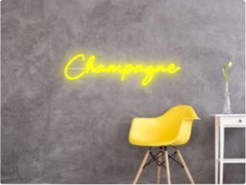 Custom text: Champagne